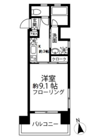 入谷駅 徒歩3分 2階の物件間取画像